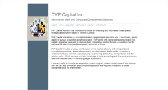 Desktop Screenshot of dvpcapital.com